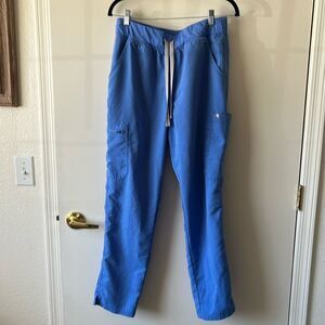 Figs Lt Blue Scrub Pants Size L GUC
